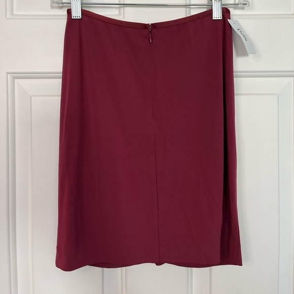 NWT Aritzia Talula Ruched Cordovan Mini Skirt Small - Picture 10 of 16